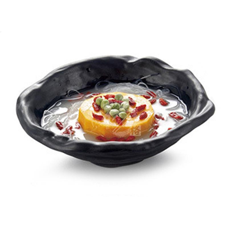Imitation Porcelain Frost Melamine Dinnerware Oval Bowl Japanese Restaurant Chaos Big Bowl A5 Melamine Bowls Melamine Tableware