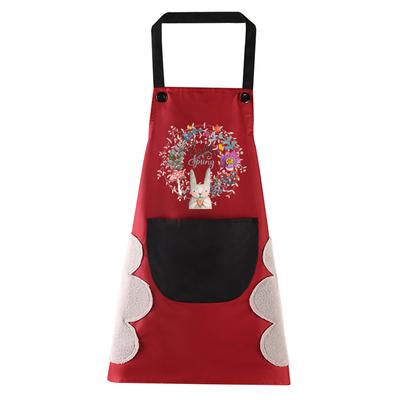 Delantal PVC Ajustable Peto Sin Mangas Hogar Cocina Delantal Accesorio de Cocina