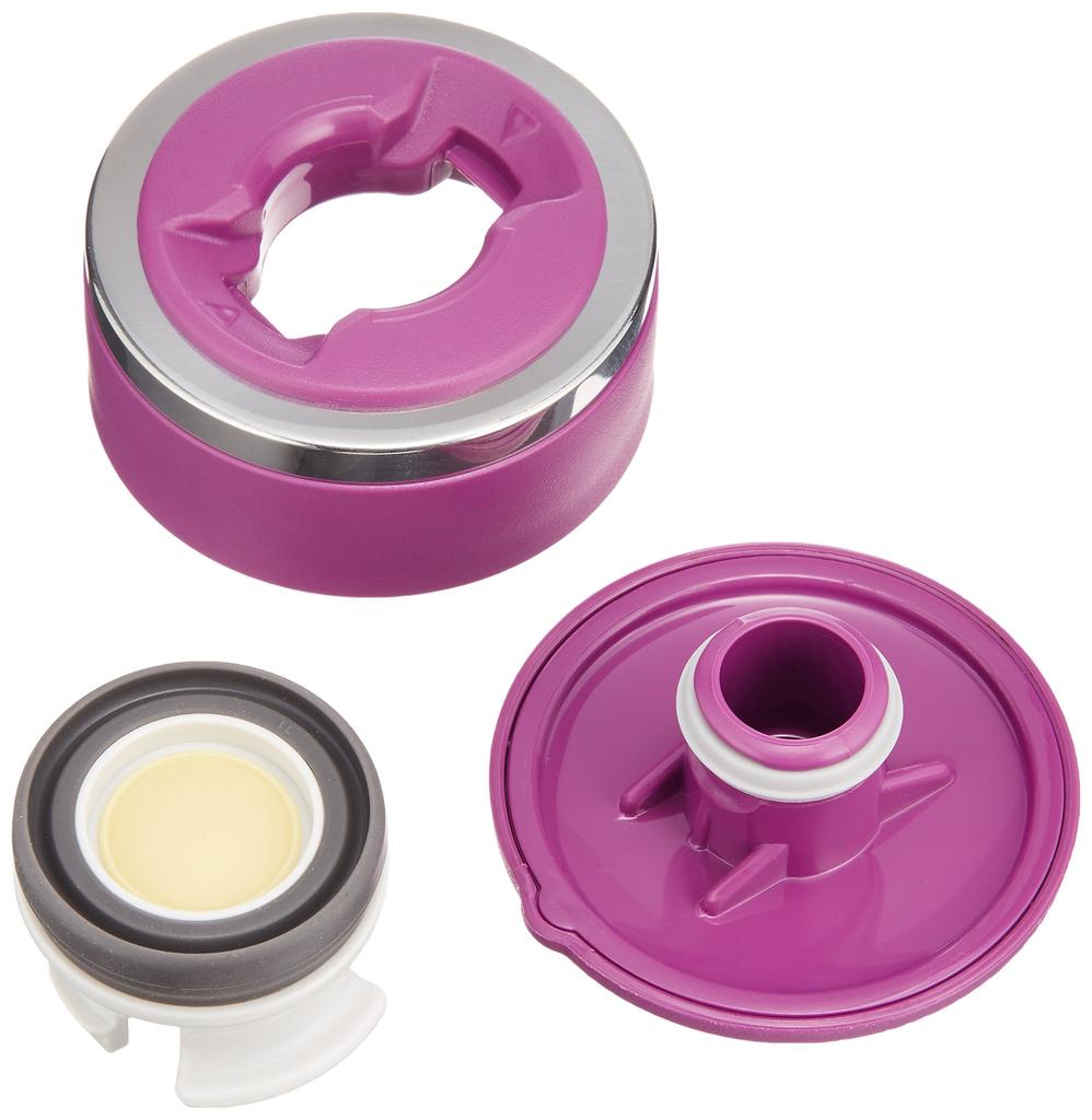 Zojirushi (ZOJIRUSHI) Stainless Steel Water Bottle, 0.2L, Amethyst, Small Capacity, with Disassembly Cap, SM-EC20-VC