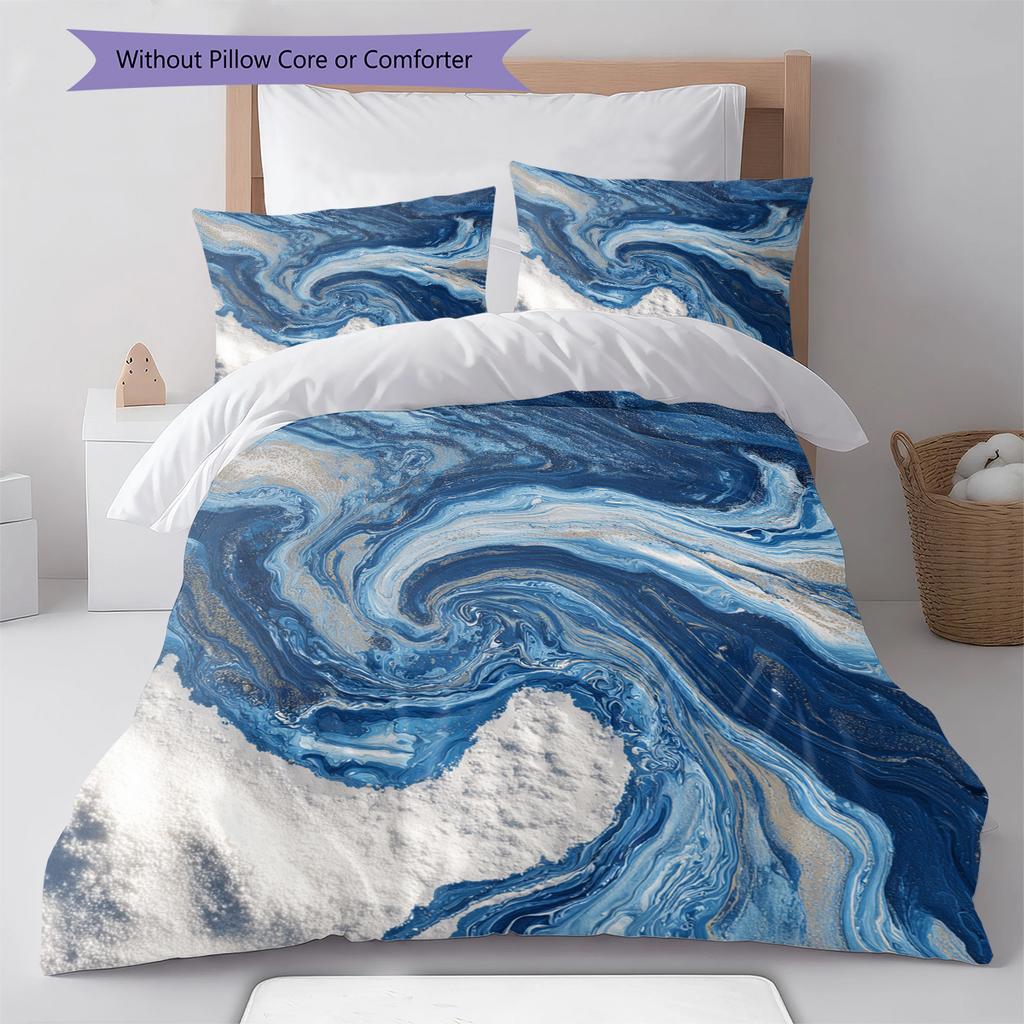 Cartoon Pattern Bedding Quilt Set Quilt Cover Pillowcase Home Decoration Birthday Gift (1 * duvet cover + 2 * pillowcase, without core)