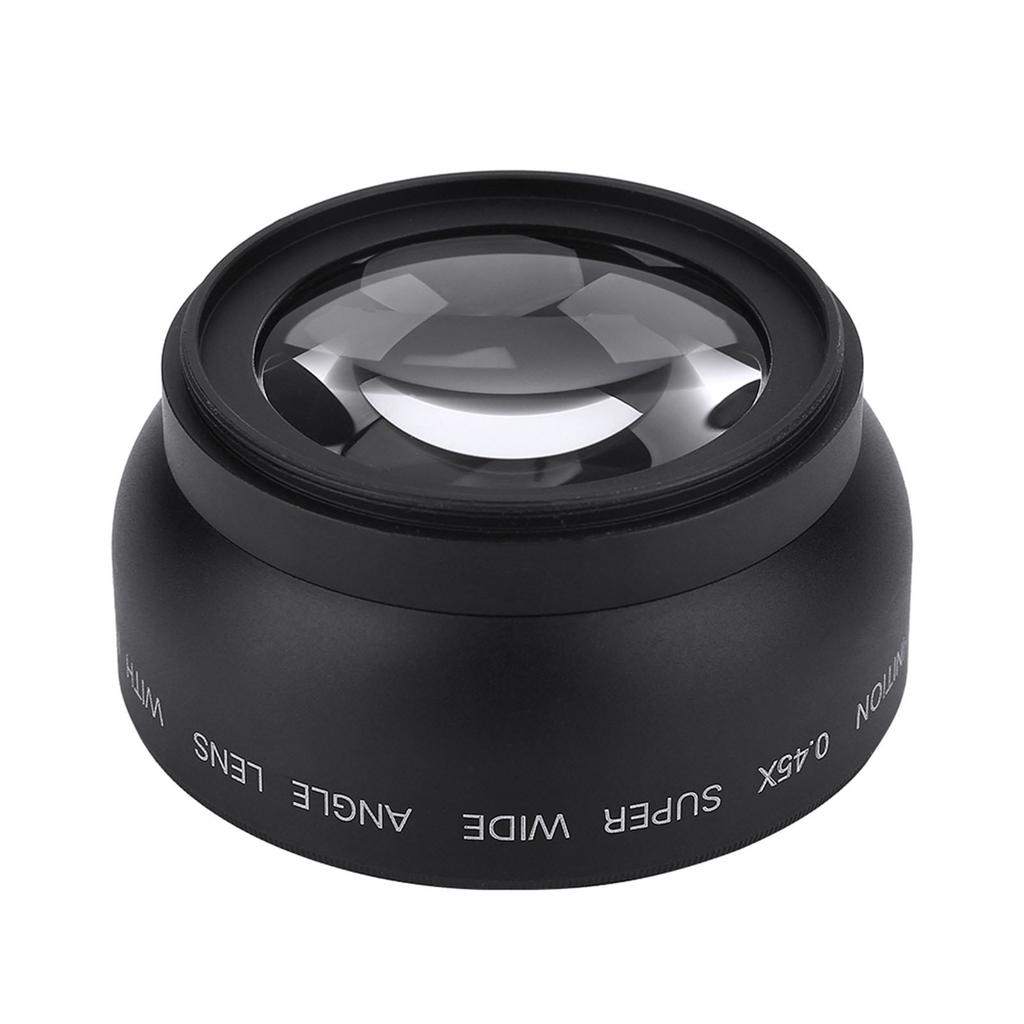 52mm 0.45X Wide Angle Universal Conversion Macro Lens for DSLRS and Digital Cameras
