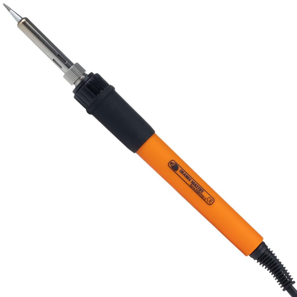 Orange Mastiff 80W Electric S Series Soldering Iron 12-in-1 Set Display (6 Tips, Solder, Stand, Sponge)