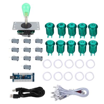 822B Pojedynczy Zestaw Akcesoriów do Joysticka Arcade DIY do Arcade Fighting Gra Domowa Zestaw USB w