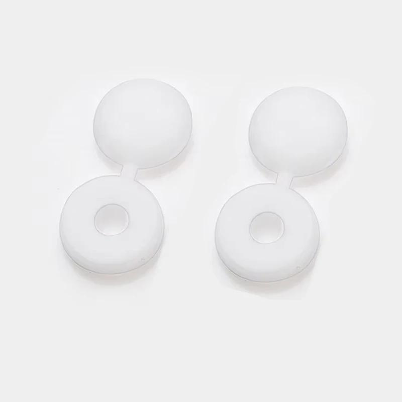100pcs Plastic Self Tapping Screw Bolt Nail Nut Decorative Cap Protective Cover Hide Foldable Hinged for Furniture Car