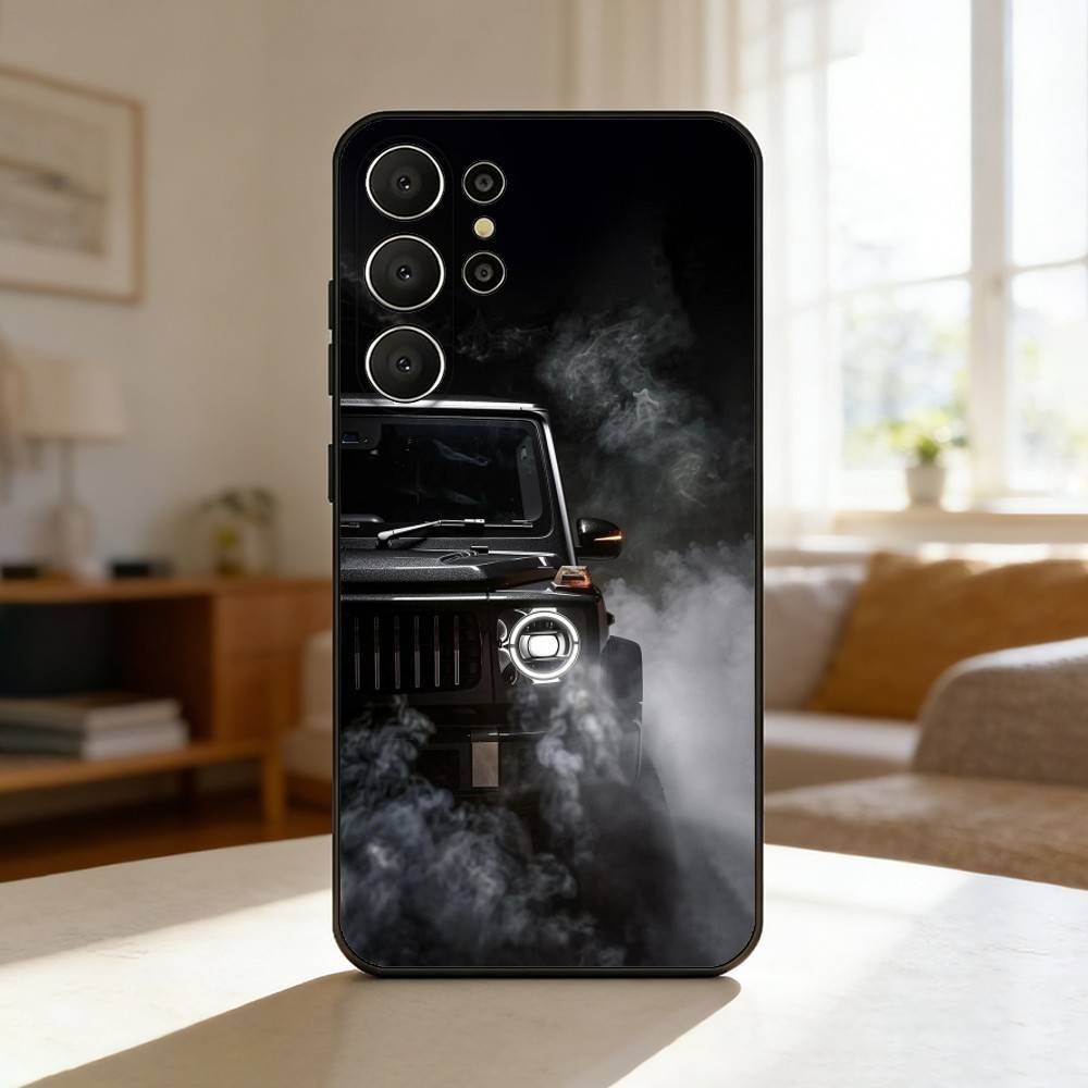 Off-Road Vehicle Phone Case For Samsung S26,S25,24,23,22,30,21,10,9,Ultra,Plus,Lite,Black Soft Case