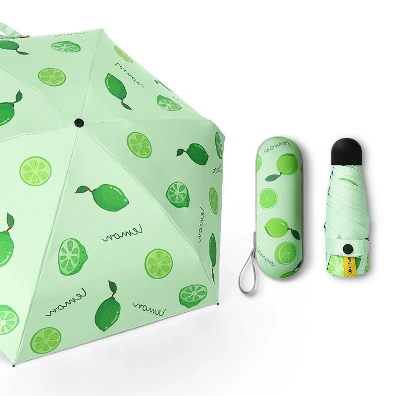 Tri-polar 5-Fold Pocket UV Protection Umbrella