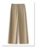 Women's Wide-Leg Dark Blue High-Waisted Cropped Pants - Summer 2025 Collection, Lightweight, Slimming, Loose, Draped, Casual Style