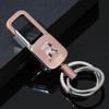 Japan-US 2186 Stainless Steel Keychain: Men's High-end Simple Gift Pendant