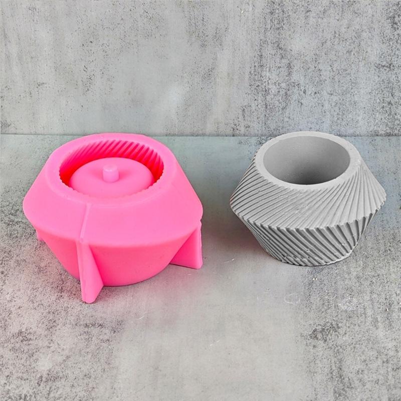 Irregular Vase Silicone Mold DIY Flower Pots Ornaments Making Plaster Epoxy Resin Casting Molds Pen Holder Mold Handmade