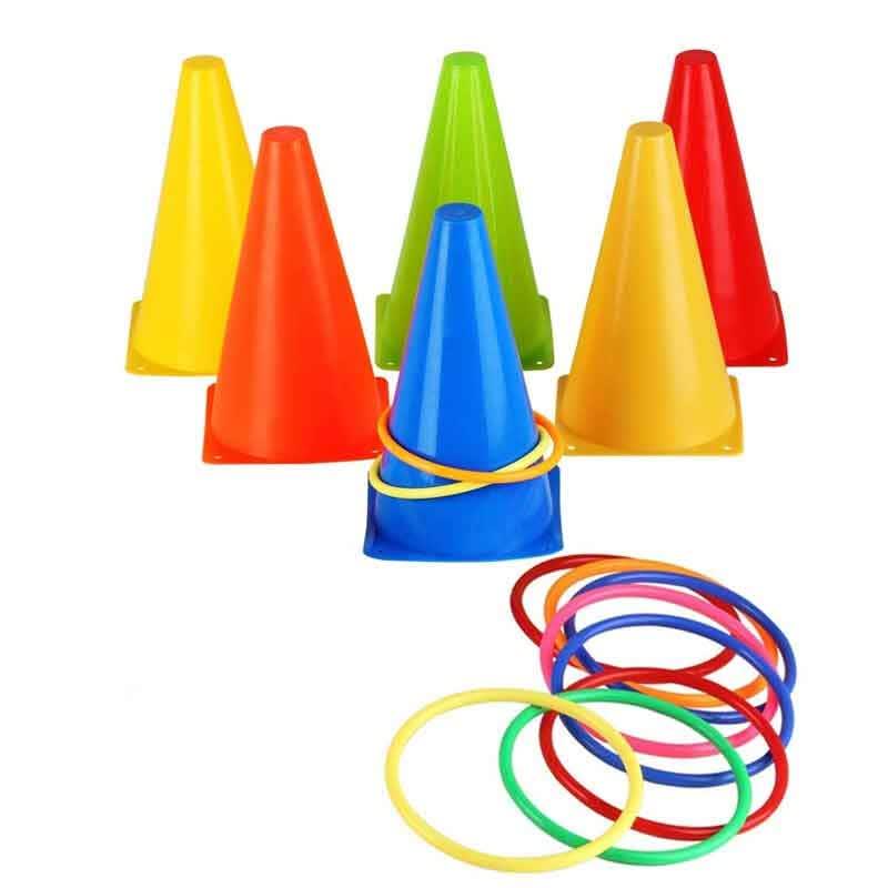 Diyu Kids Ring Toss & Stacking Game