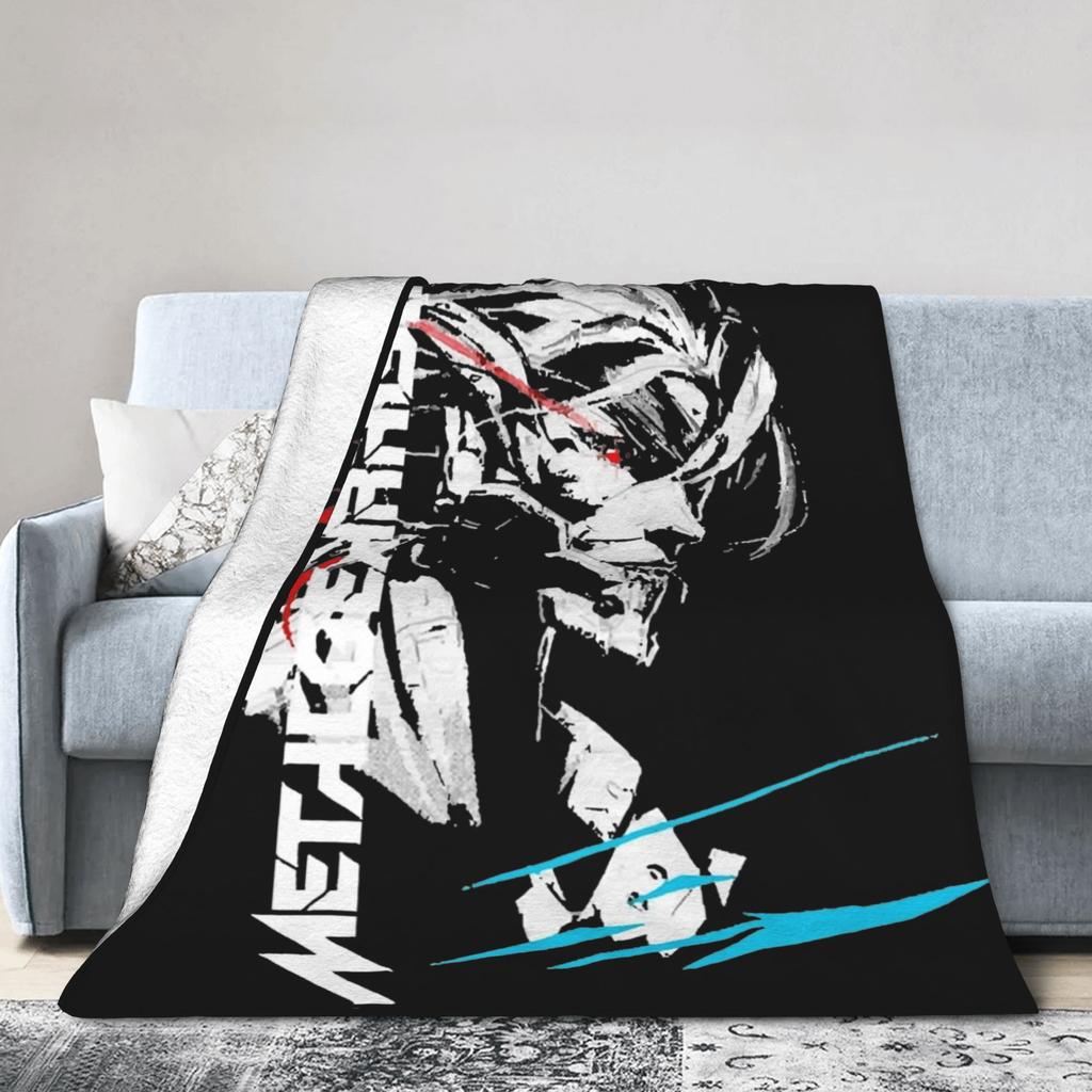 Metal Gear Solid Rising Inverted  Blanket Warm Cozy Fluffy  Throw Blankets for Couch Multiple Sizes Throws And Blankets