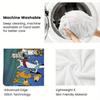 Playful Cartoon Group Shot 2D Flat Pattern Flannel Blanket High Quality All Seasons Warmth and Comfort Perfect for Christmas Gifts.