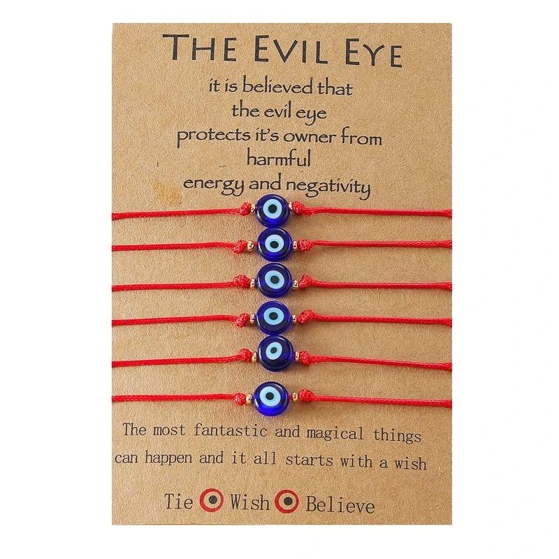 for Evil Eye Bracelets Red String Rope Braided Bracelets Handmand Lucky Bracelets for Women Couple Best