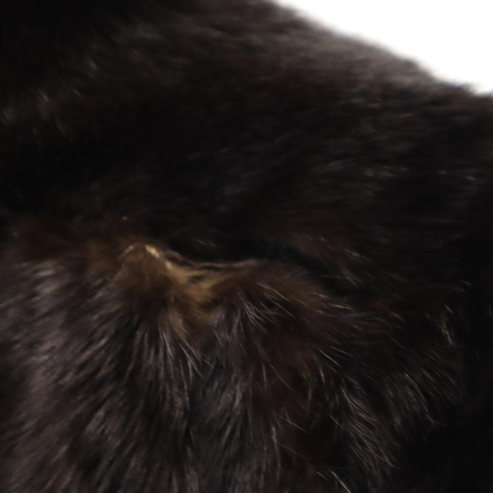 MITSUKOSHI Kožešinový kabát 9 Hnědý SAGAMINK Dámský Použitý