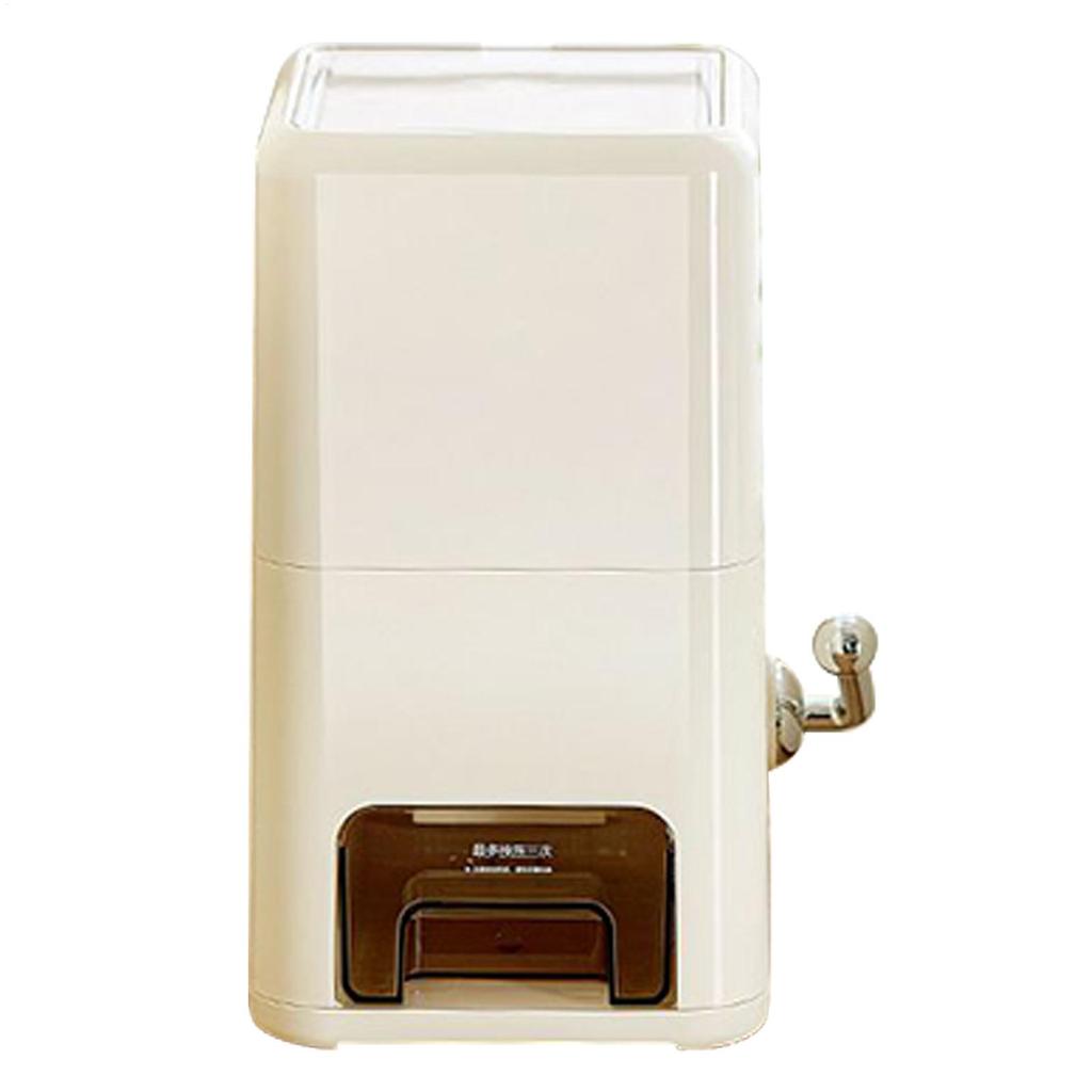 Rice Dispenser Flour Rice Bin Large Capacity Food Bin Keeper Box Organizer Bucket For Kitchen Pantry Freezer Outdoor Livestock