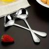 Reusable Effortless Soup Stainless Steel Soup Spoon Kitchen Gadgets Accessories Oil Spoon  Home