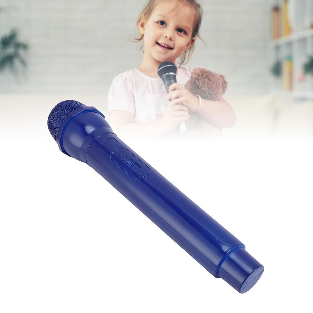 Microphone Prop Lightweight Simulated Plastic Fake Microphone for Singing Speaking Training Cosplay Photography
