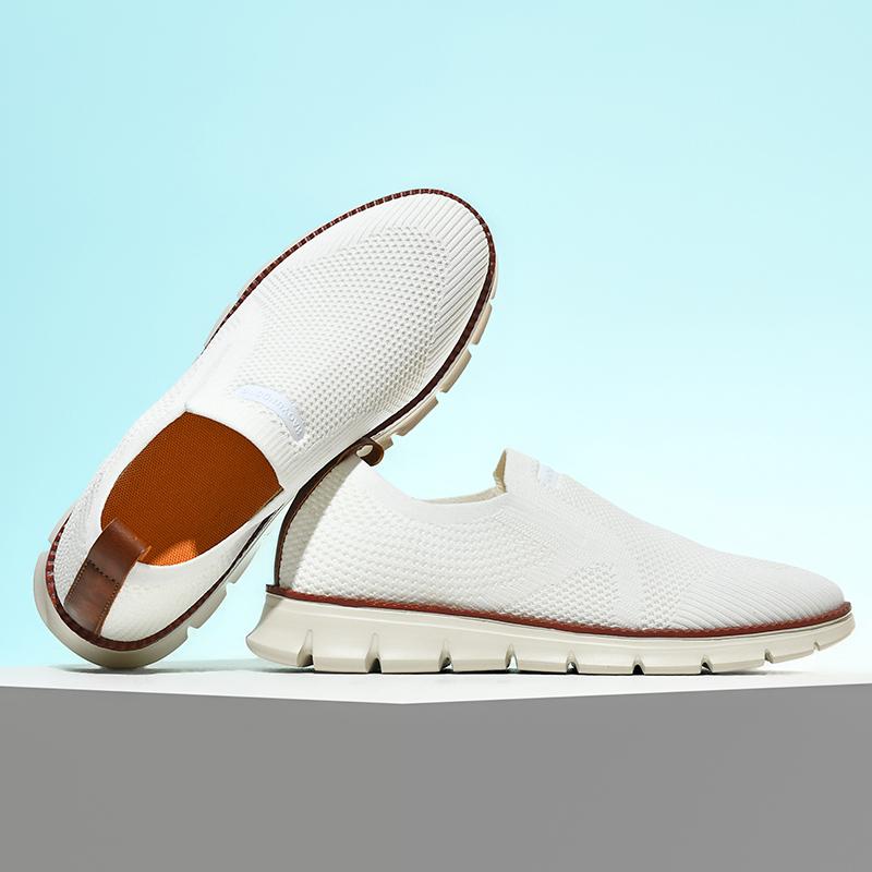 Men's Casual Dress Sneakers Oxfords Business Mesh Breathable Walking Shoes Tennis Lightweight Fashion Flat Sport Large Size40-48