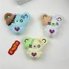 Cartoon Plush Bear Keychain Charm - Cute Bag Pendant Doll Ornament