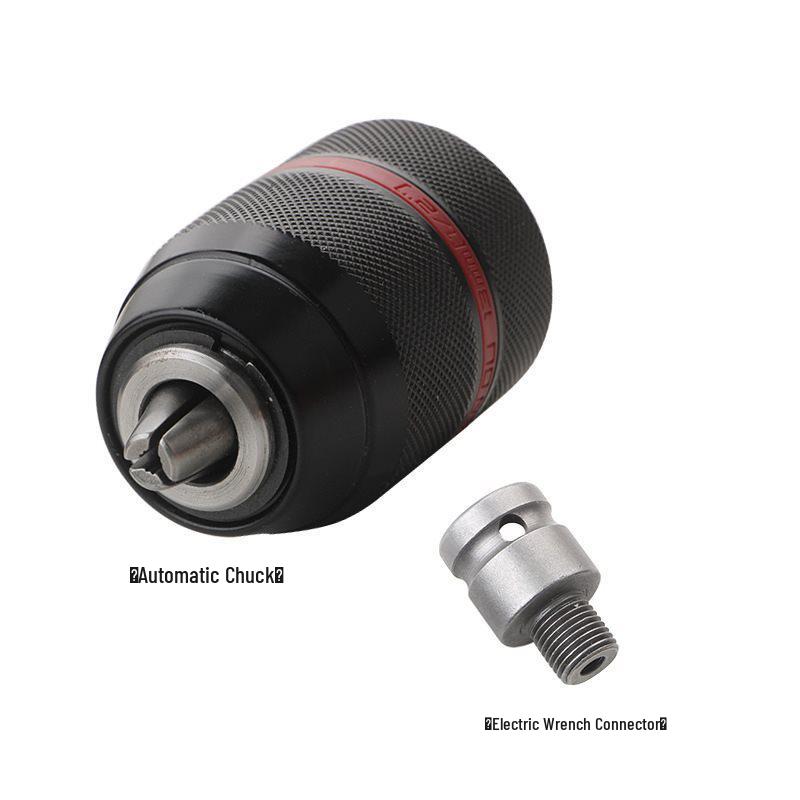 13mm Self-Locking Ratchet Metal Drill Chuck Adapter for Electric to Hand Drill Conversion