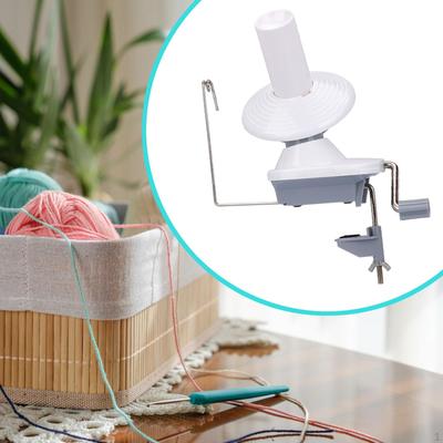 Yarn Winder with Handle, Household Portable Wool String Ball Holder, Machine