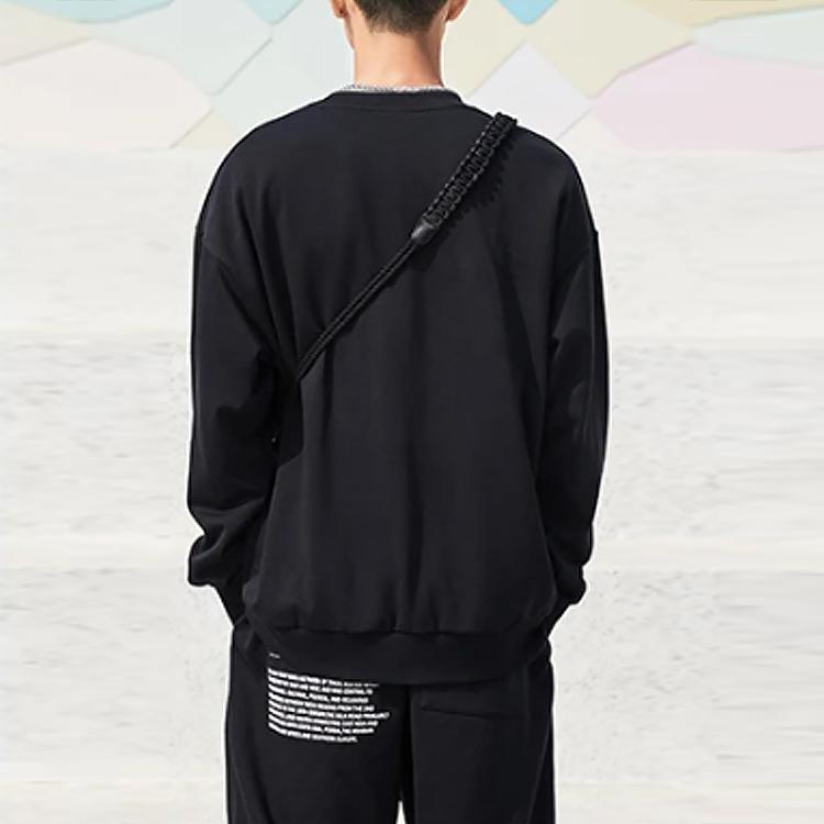 Li Ning Sports Fashion Collection Sweatshirt Men's Black AWDR575-1