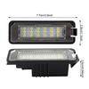 1/2PCS Car Rear LED License Number Plate Light Lamp CANbus For VW Passat B6 CC Eos Golf 4 5 6 7 MK7 Polo Superb Seat Leon Altea