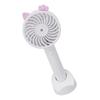 Handventilator mit Kühlnebel, USB-wiederaufladbarer persönlicher Ventilator, Batteriebetriebener Mini-Ventilator mit 3 Geschwindigkeiten, Leichter ultra-portabler Ventilator für Sommerreisen und