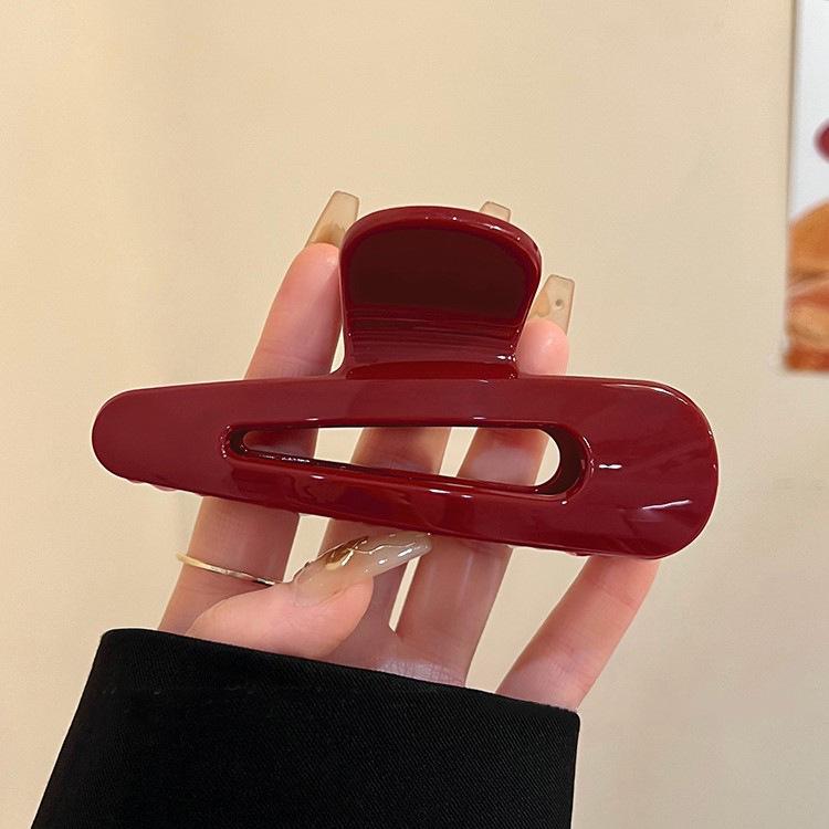 

Зажим-краб для волос «Капля воды» из высококачественного акрила 2024 - Осенне-зимняя прическа «пучок» и рождественский аксессуар для волос