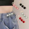 5/7CM Pearl Waist-cinching Pin Button Sweet Pearl Adjustable Waist Button Dress With Cinched Waist Fashion Accessories