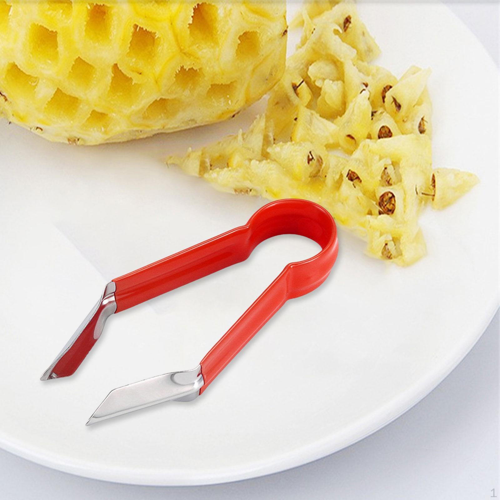 

Strawberry Huller Fruits and Vegetables Eye Corer Tool Fruit Flemish Remover червоний