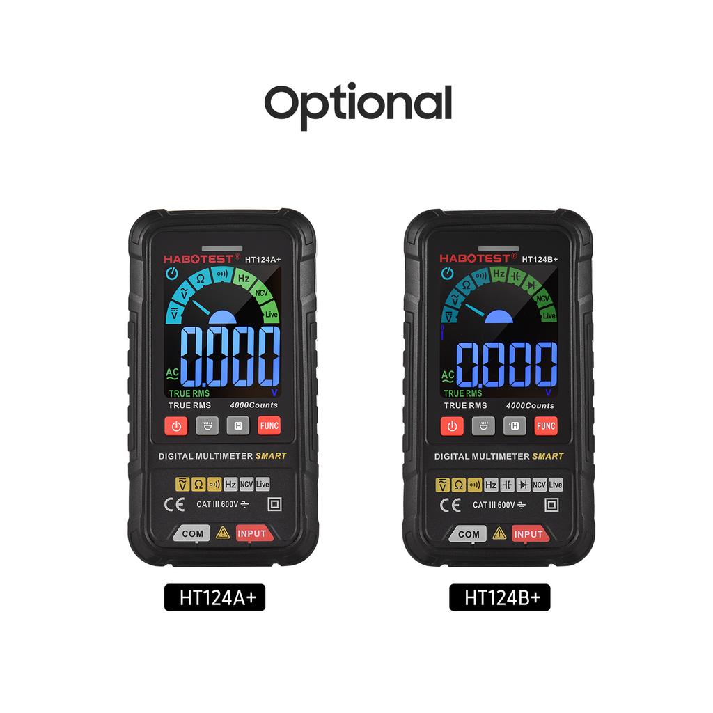 HABOTEST HT124B+ Multimeter 4000 zählt True RMS Smart Digital Multimeter 600 V AC/DC Spannung