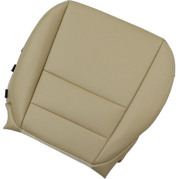 Driver Side Bottom Replacement Leather Seat Cover Tan Compatible with Acura MDX 2007 2008 2009 2010 2011 2012