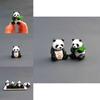 Adorable 4pcs/set Lovely Mini Panda Action Figure Collection Toys For All Ages