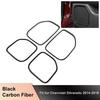 Door Speaker Horn Trim Cover Frame For Chevy Silveradogmc Sierra 14-18 Carbon