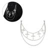 Multi-layer Hip Hop Punk Chain for Jeans Trousers Crosses Pendant Skirt