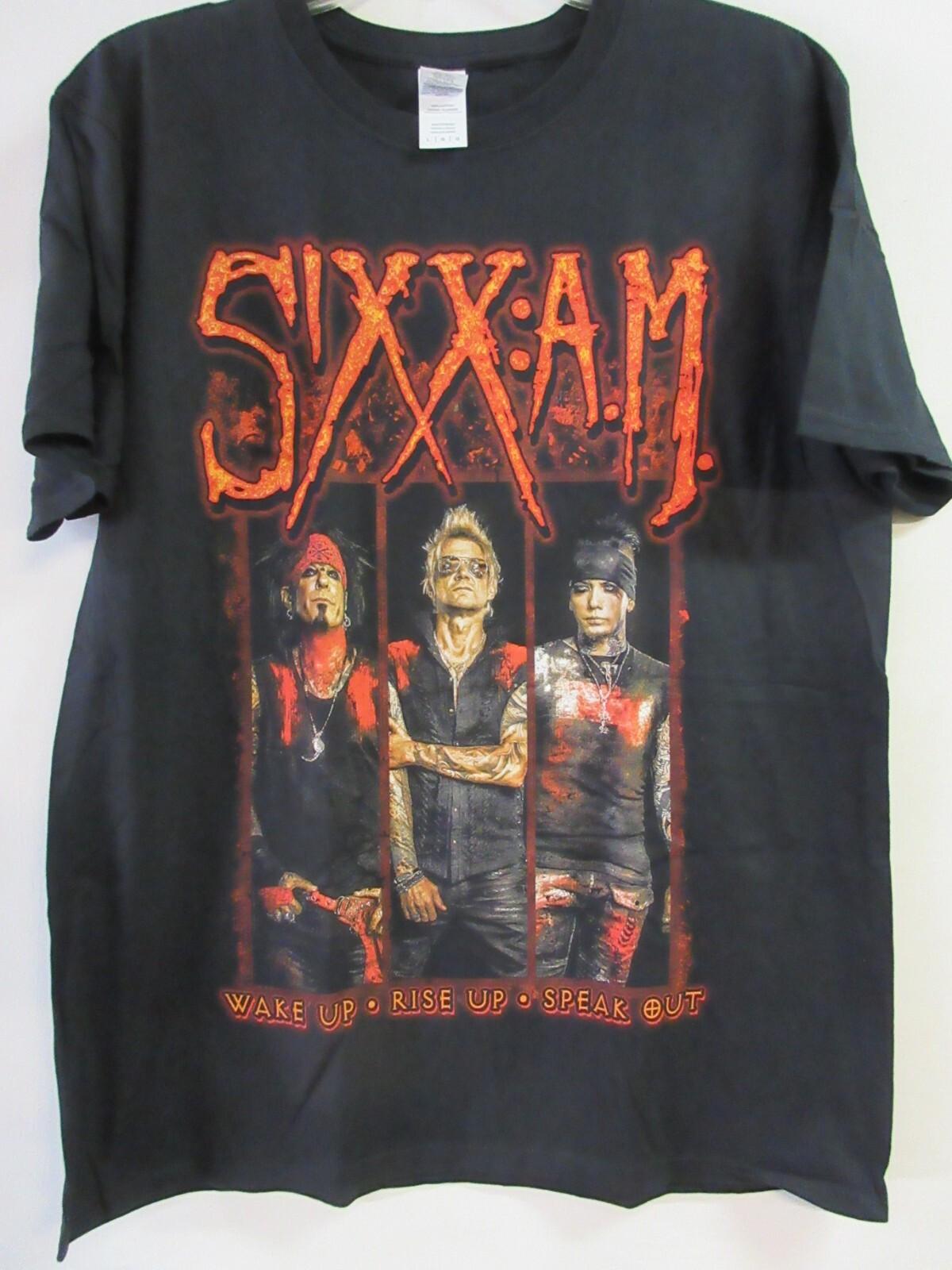 SIXX AM OFFICIAL MERCH 2016 TOUR BAND CONCERT NIKKI SIXX MUSIC LARGE Unisex T-Shirt XXXL