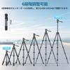 Ulanzi TT39 Travel Tripod with Smartphone Compatible with Smartphones and 155cm Fluid Panoramic Stable Tripod Compatible with and 3kg Weight Compact