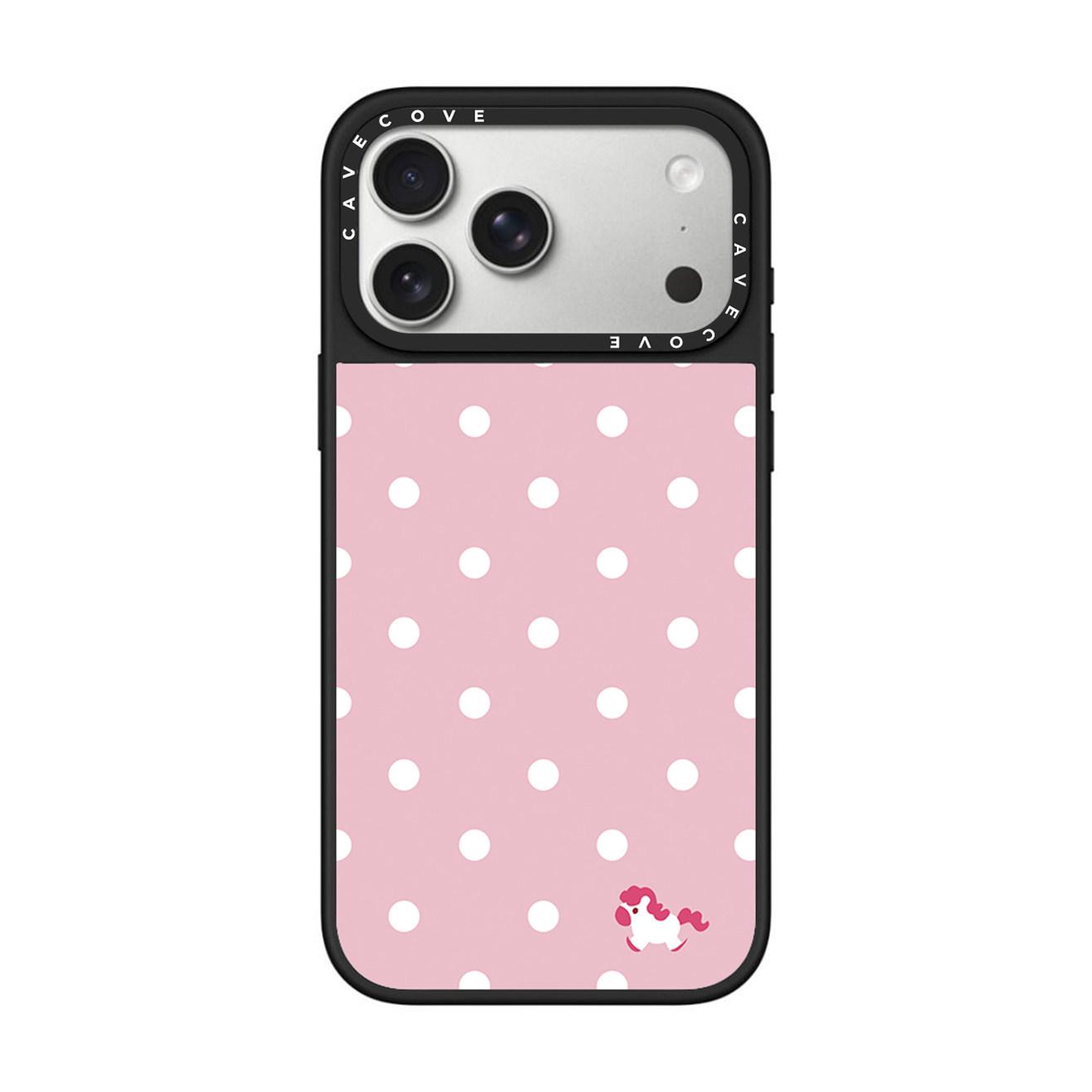 

Classic Polka Dot Horse Case for Apple 17 Pro Max, 16 Pro Max, 15, 13 iPhone 14 Pro