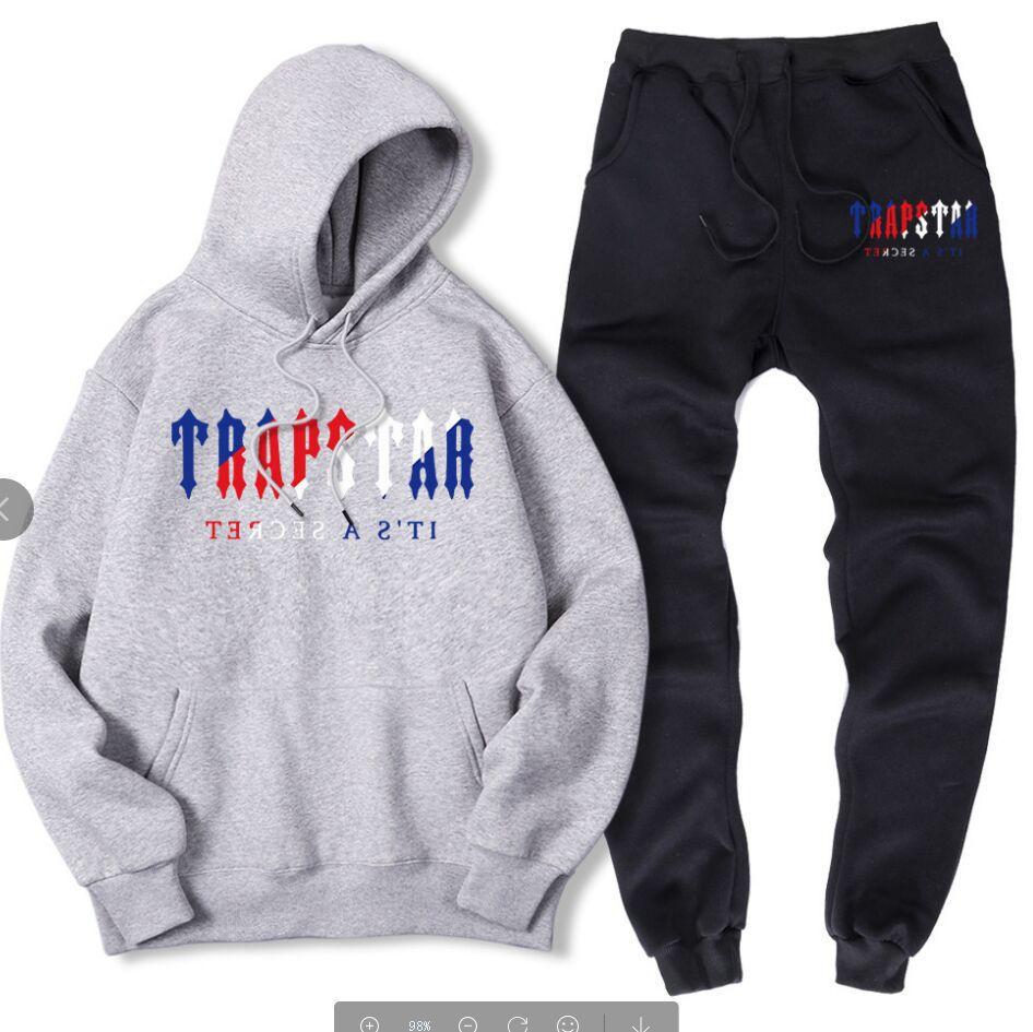 Men's Women's Hoodie Sweatpants 2-piece Sports Set Casual 16 Color Print