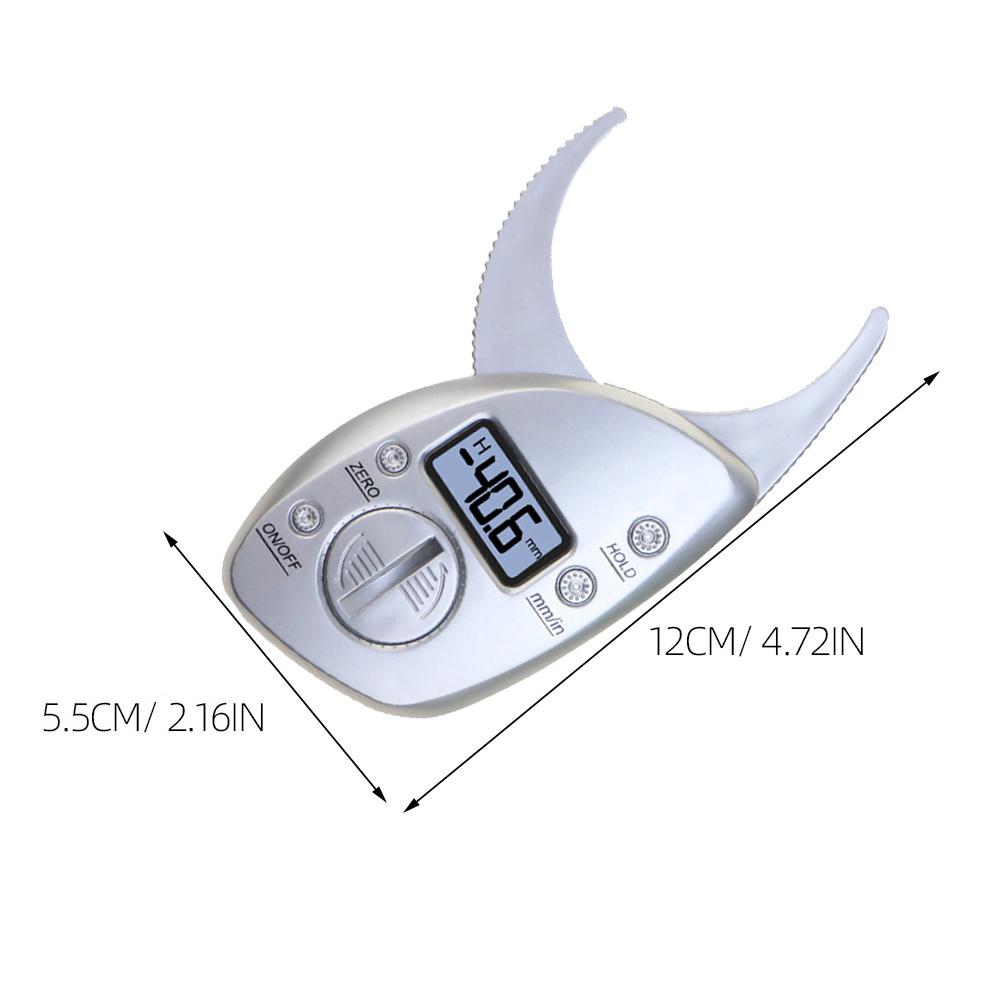 1pc Digital Caliper Body Measuring Tool Portable For Men Women Pink Body Fat Tester Fat Caliper Tracker Digital Calipers