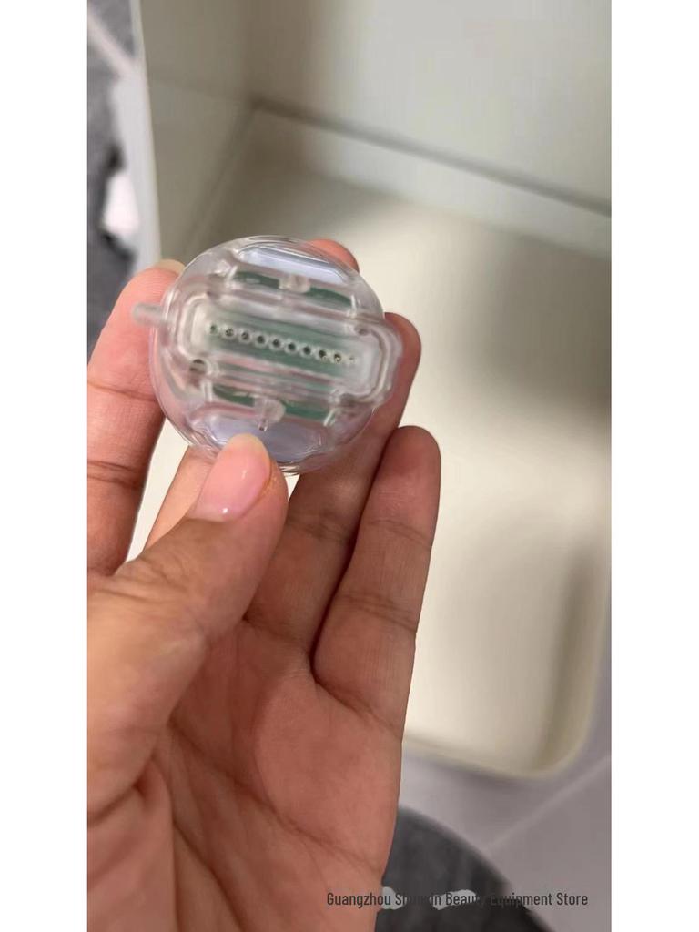 Gold Microcrystal RF Instrument for Acne Removal & Skin Rejuvenation with Microneedle Consumables - 64, 25, 10 Square Crystals