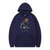 Wintersportwagen Reiches Bärenmuster Bedruckte Hoodies Modische Lässige Sportliche Langärmelige Herren- und Damen-Unisex-Kapuzensweatshirts