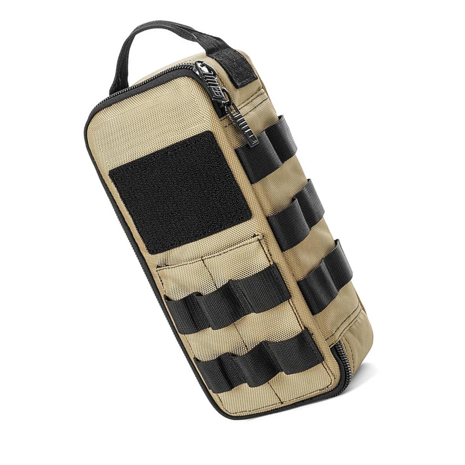 

Сверхпрочная сумка-органайзер для мелких инструментов, портативный органайзер для полезных вещей с ручкой для мотоцикла, дорожного велосипеда, электрика