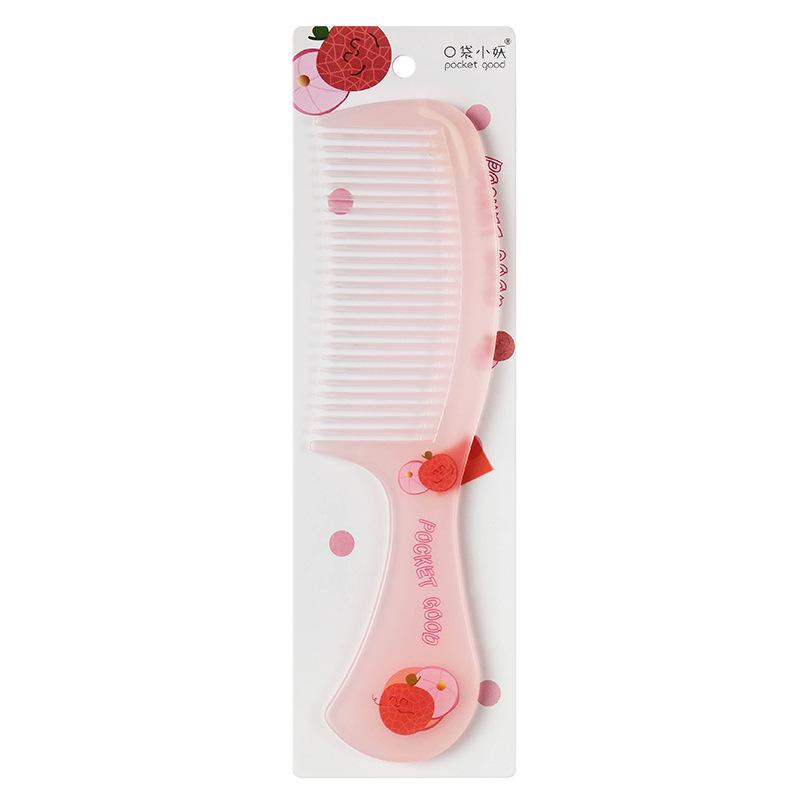 Cute  Hairdressing Comb Anti-static Pointed Tail Comb for Girls Strawberry Fruit Hair Comb