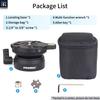 INNOREL LB60 Leveling Base Leveler Adjust Plate Low Center of Gravity Tripod Head Aluminum Alloy Male Thread Fine Thread Maximum Load Capacity 10KG