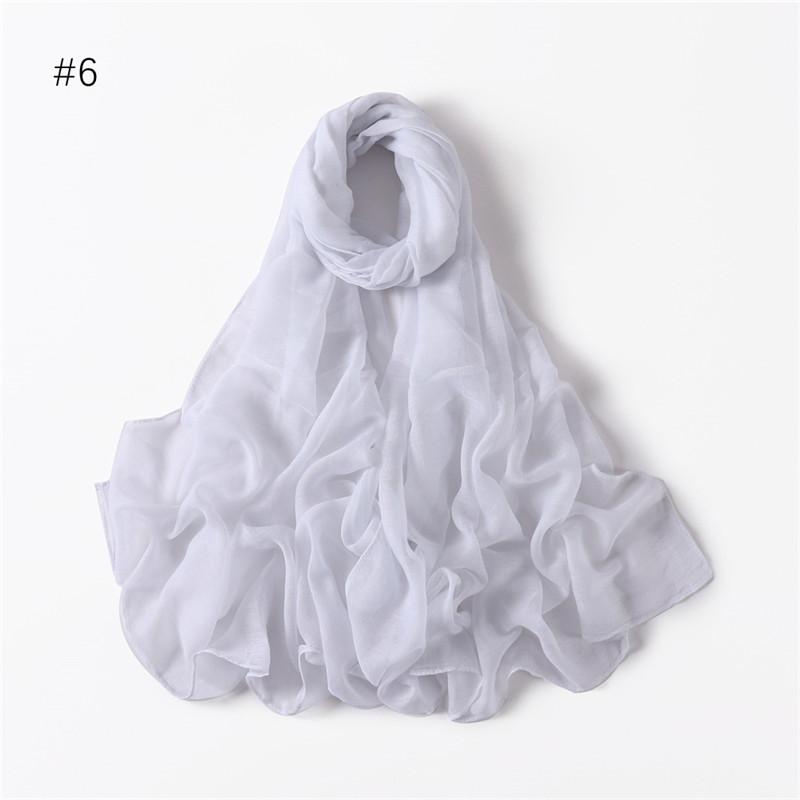 58 Colors Women Candy Color Voile Scarf Plain Solid Pashmina Female Warm Cotton Viscose Scarves Blanket Shawls And Wraps Bufanda