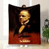 The Godfather Movie Poster Design Warm Blanket Flannel Blanket for Bedroom, Living Room, Sofa, and Nap Sofas