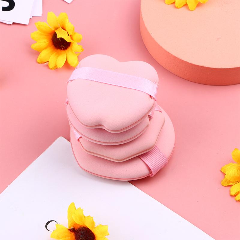1/4Pcs Strawberry Cookie Puff Professional Air Cushion Puff Concealer Foundation Puffs Wet And Dry Use Puff Makeup Sponge