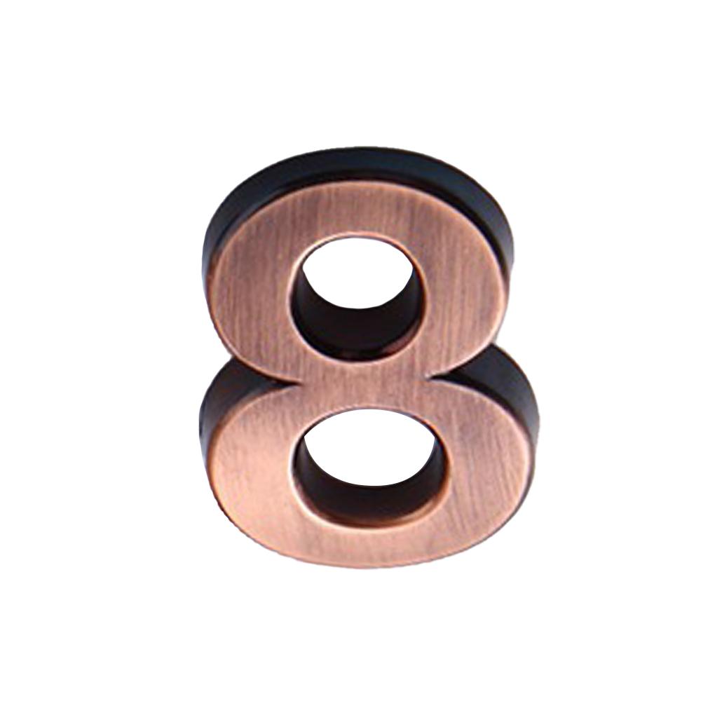 

Номера домов для улицы Бытовые изысканные прочные числовые знаки Аксессуары для маркировки дверей для дома, гостиницы, квартиры